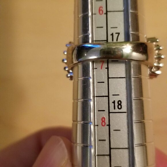 Sterling silver crystal ring, NWOT - Picture 9 of 9